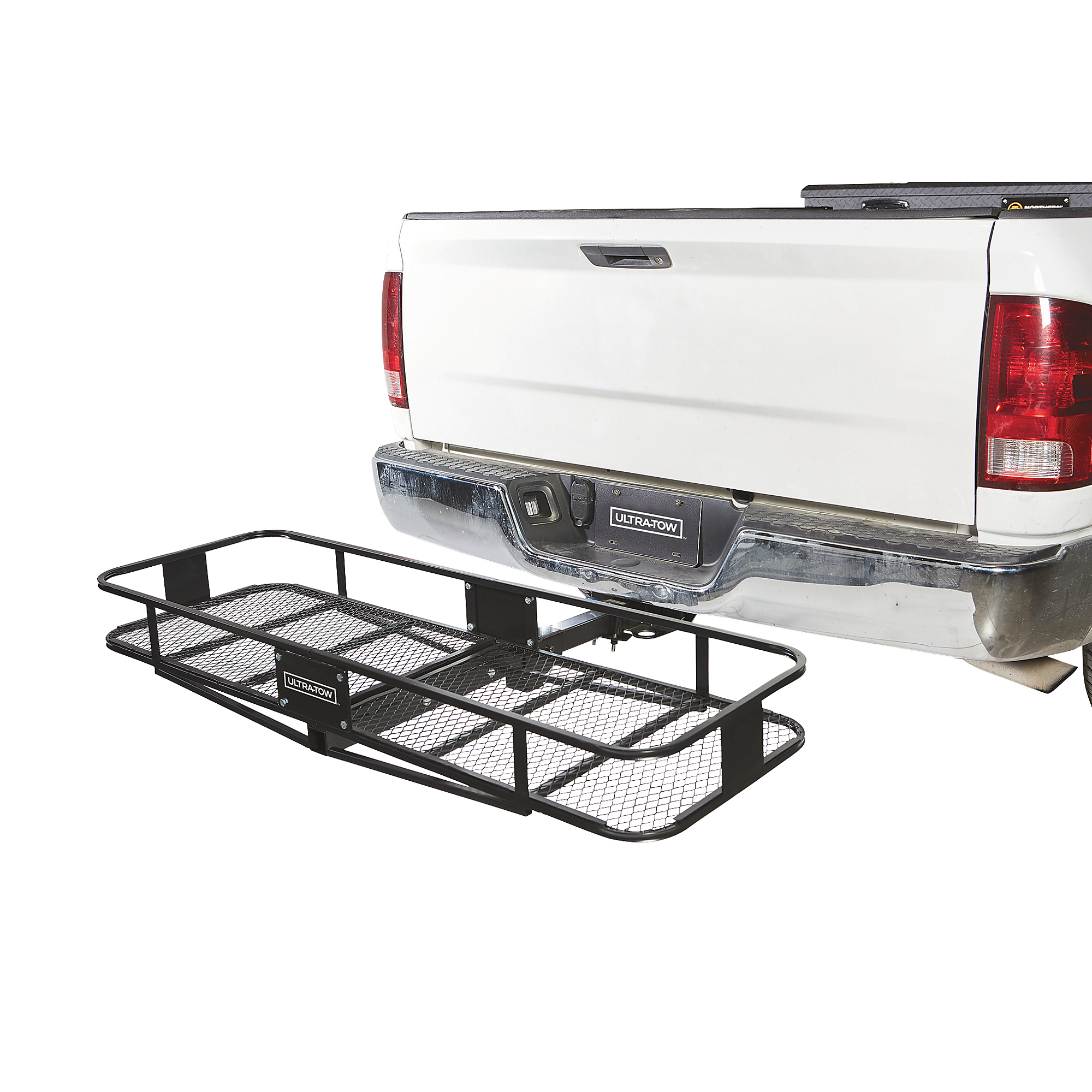 Ultra-Tow Steel Folding Hitch Cargo Carrier, 60in., 500-Lb. Capacity, 2in. Receiver, Steel